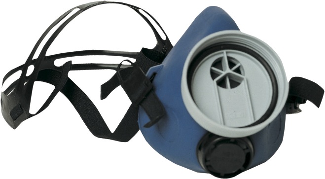 Demi-masque néoprène 1 filtre