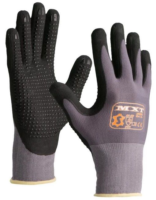 Gant nitrile noir à picots